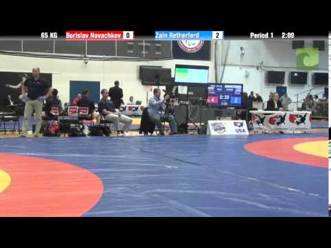 65 KG CQF - Borislav Novachkov (Bulgaria) vs. Zain Retherford (NLWC)