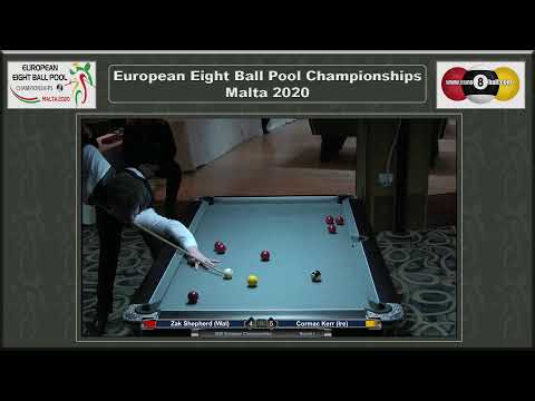 Men's Singles - Zak Shepherd (Wal) v Cormac Kerr (Ire)