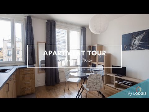 Apartment Tour // Furnished  30.6m2 in Paris – Ref : 21317061
