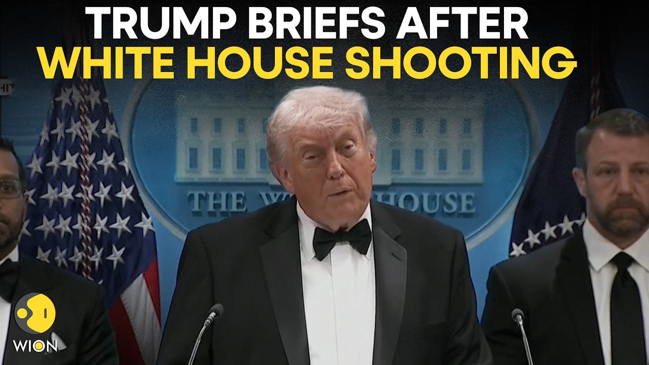 White House Shooting LIVE: Trump Speaks After Firing Incident at Correspondents' Dinner | WION Live