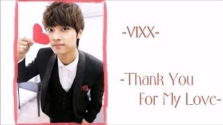 VIXX - Thank You For My Love (Eng Sub)