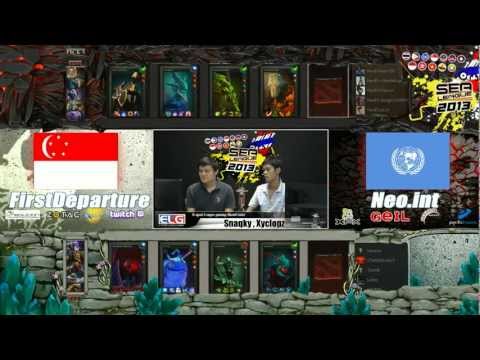 Dota2 SeaLeague 3nd Place Neo.Int vs FirstDeparture Game1 08/02/2013