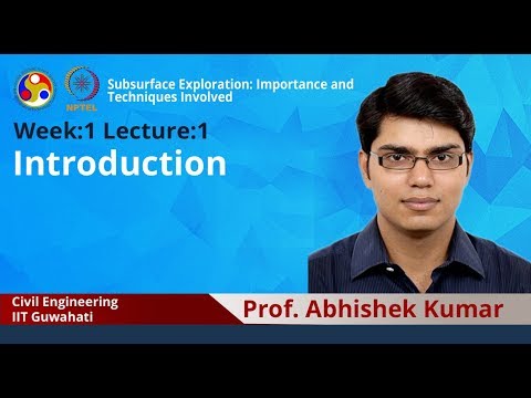 Subsurface exploration Importance and techniques involved Intro Video