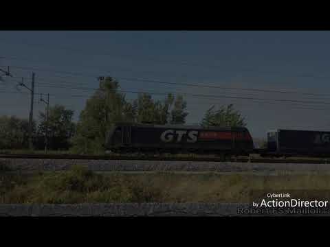 E483 - 051 SASHA  GTS Rail in uscita dallo scalo di Maddaloni / Marcianise