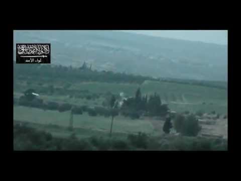 استهداف مقرات النظام في وادي الضيف بقذائف الهاون من قبل لواء الأمة في محافظة إدلب