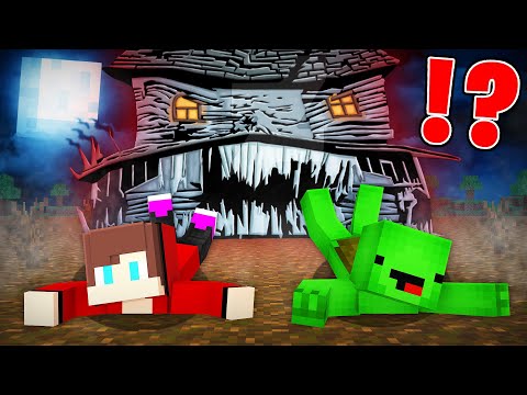 JJ and Mikey Escape Monster House in Minecraft!