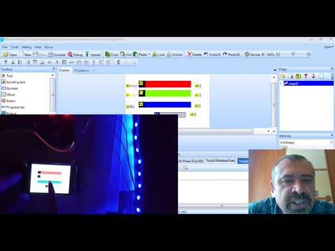 Arduino e Nextion (video 4): pilotiamo le luci RGB di casa