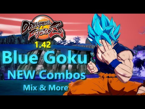 DBFZ 1.42: NEW Blue Goku Combos, Mix, Neutral & Oki Guide