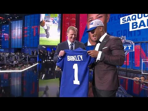 Giants Select RB Saquon Barkley  No. 2 RD1