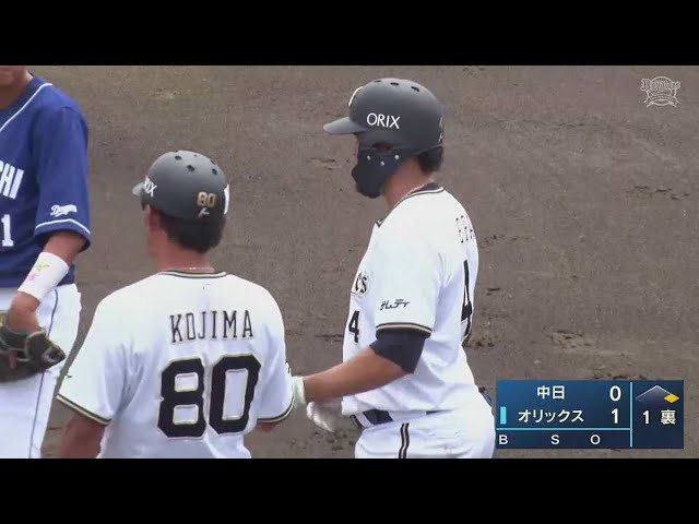 【ファーム】一軍復帰へ好打でアピール!! バファローズ・バレラが先制のタイムリーヒットを放つ!! 2022年7月31日  オリックス・バファローズ 対 中日ドラゴンズ