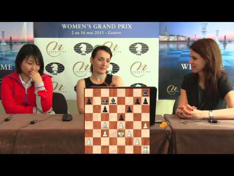 Press Conference Round 6: Ju Wenjun (CHN) - Kateryna Lagno (UKR)