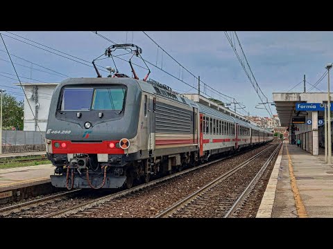 DTS di E464 sun con IC 728 Palermo C.Le-Roma T.Ni in arrivo a Formia-Gaeta!