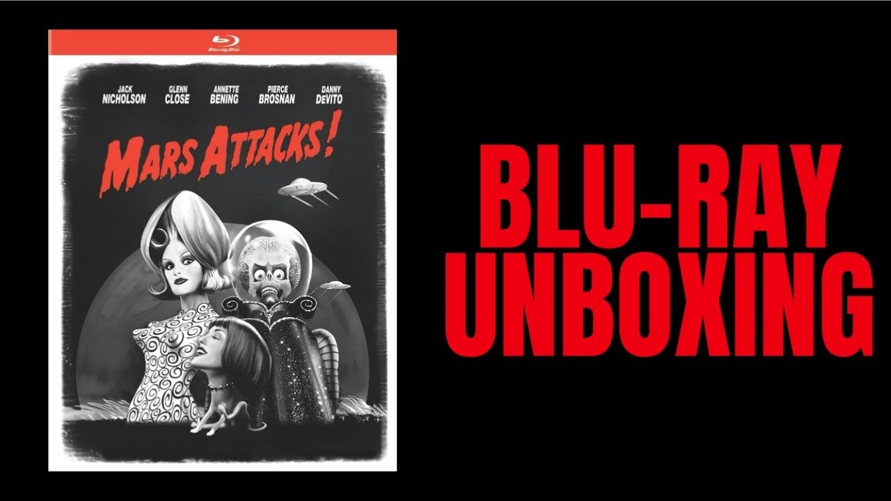 MARS ATTACKS - BLU-RAY UNBOXING | Lukegoldstonofficial