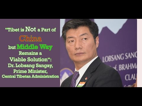 Dr. Lobsang Sangay, PM, Central Tibetan Administration, Reminds of Chinese Atrocities