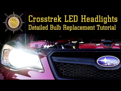 Subaru Crosstrek - LED Headlight Upgrade / Replacement - Fully Detailed Install