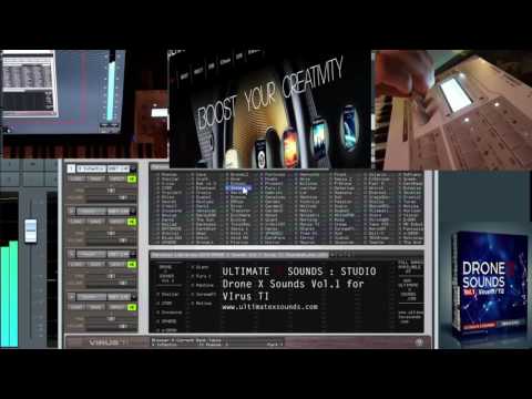DRONE X SOUNDS Vol.1 for Virus TI - PATCH WALKTHROUGH