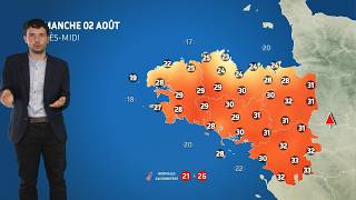 Illustration de l'actualité La météo de votre dimanche 2 août 2026