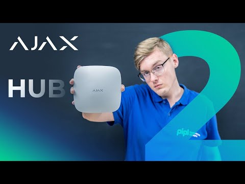Ajax Hub 2 juoda centralė video