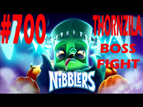Rovio Nibblers Boss Fight Thornzila Level-700 Three Star Walkthrough