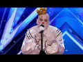 Party Sad Clown Stuns Crowd with Sia's Chandelier - America's Got Talent 2017