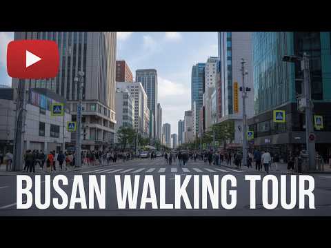 What’s It Like to Walk in Busan Alone? 🇰🇷 | 4K No Commentary