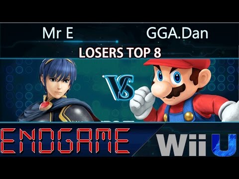 Endgame LOSERS TOP 8 - SS | Mr E (Marth) vs GGA.Dan (Mario)