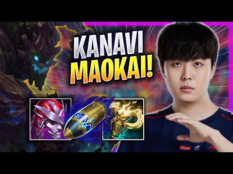 KANAVI CRAZY GAME WITH MAOKAI! - JDG Kanavi Plays Maokai JUNGLE vs Zyra! | Bootcamp 2023