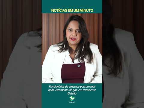 Funcionários de empresa passam mal após vazamento de gás em Presidente Getúlio