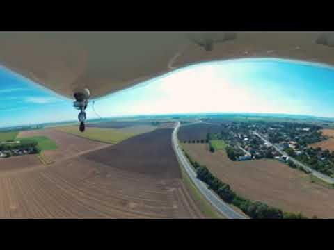 360° letecké video Mikulovice z nebe