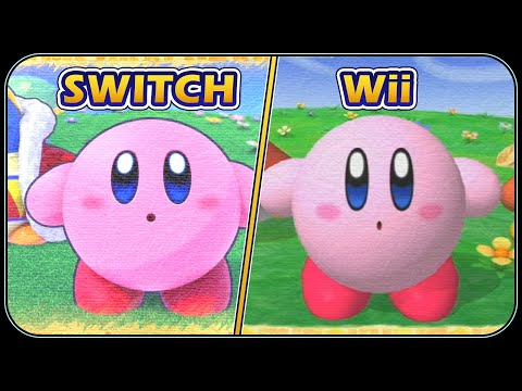 Kirby's Return to Dream Land Deluxe Visual Comparison
