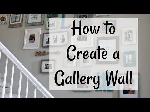 How to Create a Gallery Wall | Our New Gallery Wall | Home Decor Video
