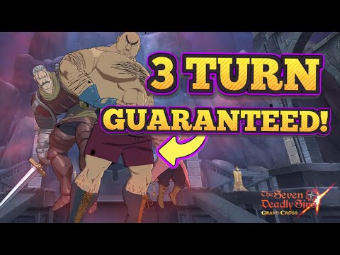 Quickly 3 TURN Final Boss Taizoo! FAST Clear is an Understatement! Seven Deadly Sins Grand Cross