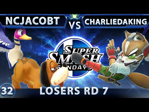 SSS 32 - NCJacobT (Duck Hunt) Vs. Charliedaking (Fox) Smash 4 - Losers RD 7 - Sm4sh WiiU