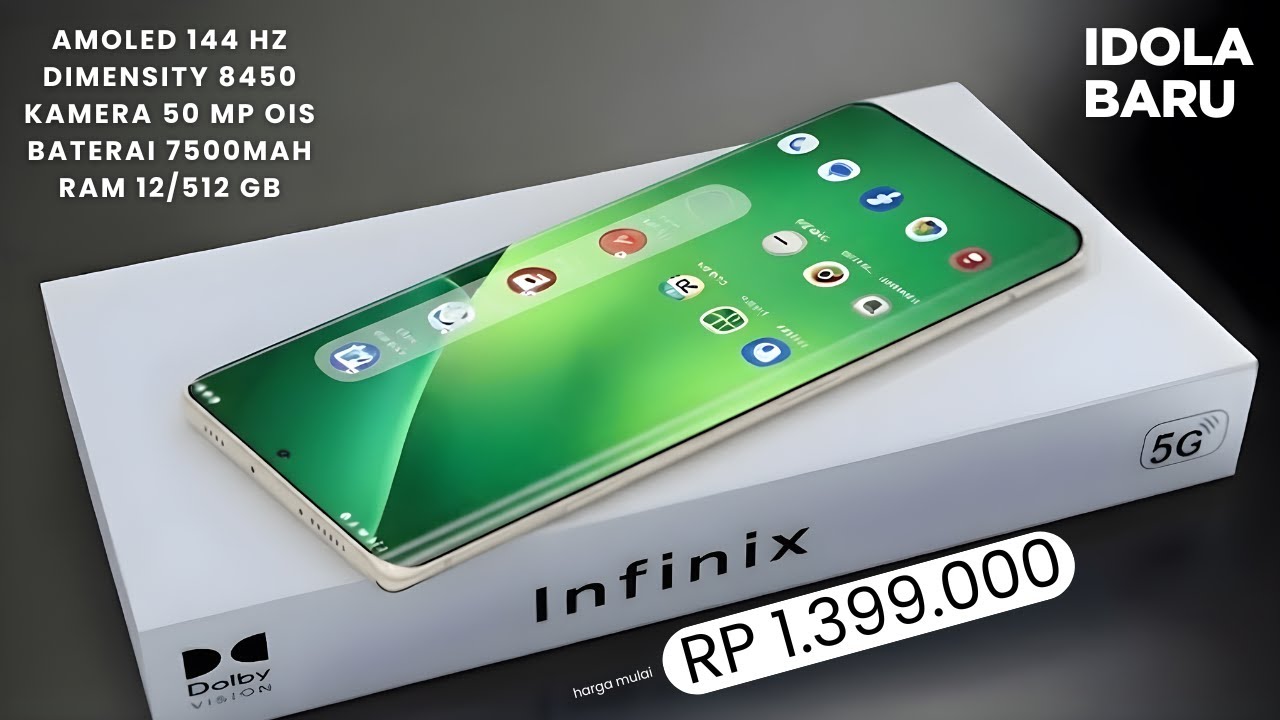 BARU RILIS‼️7500mAh, RAM 12/512 GB | HP INFINIX TERBARU AWAL TAHUN 2026