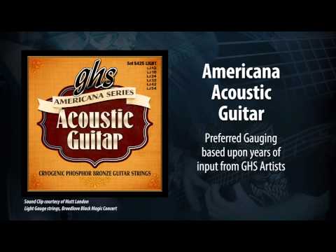 GHS Strings - Americana Series - Acoustic Guitar