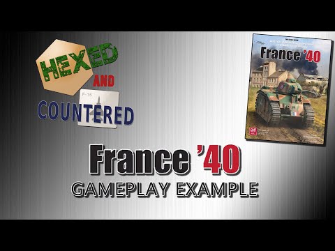 France '40 2nd Edition (GMT Games) - Gameplay Example