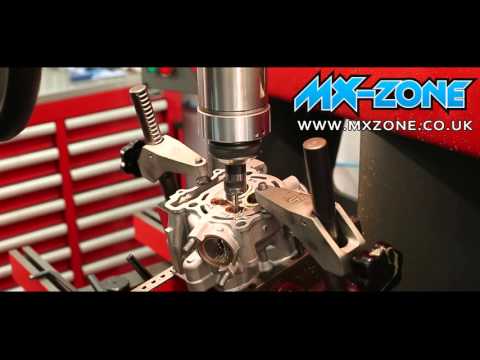 Fitting Beryllium Copper Valve seats to a Kawasaki KXF 250 Cylinder Head