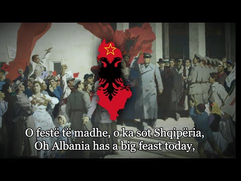 "O festë të madhe, o ka sot Shqipëria" - Albanian Communist Song