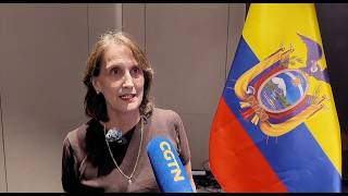 La embajadora de Ecuador en China celebró el histórico triunfo ante Alemania en el Mundial