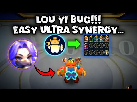 THIS LOU YI BUG MAKES ULTRA SYNERGY SO EASY 😱 | MAGIC CHESS GOGO