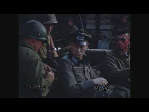 Liberation of Paris  -  G.I. hit German officer...