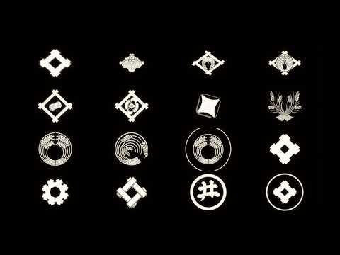 【Motion Graphics】家紋 - Kamon - Japanese family crest #1