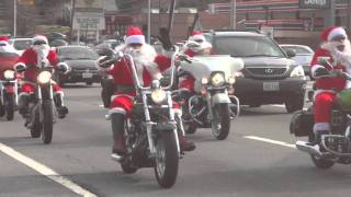 Rhode Island Christmas Spirit Santa Motorcycle Ride!