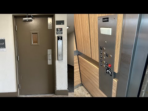 Modded Atlas Hydraulic swing door elevator @ Concord 1441 Apartments - Concord, CA