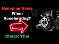 Car Makes Humming Noise When Accelerating 5 Causes Fix