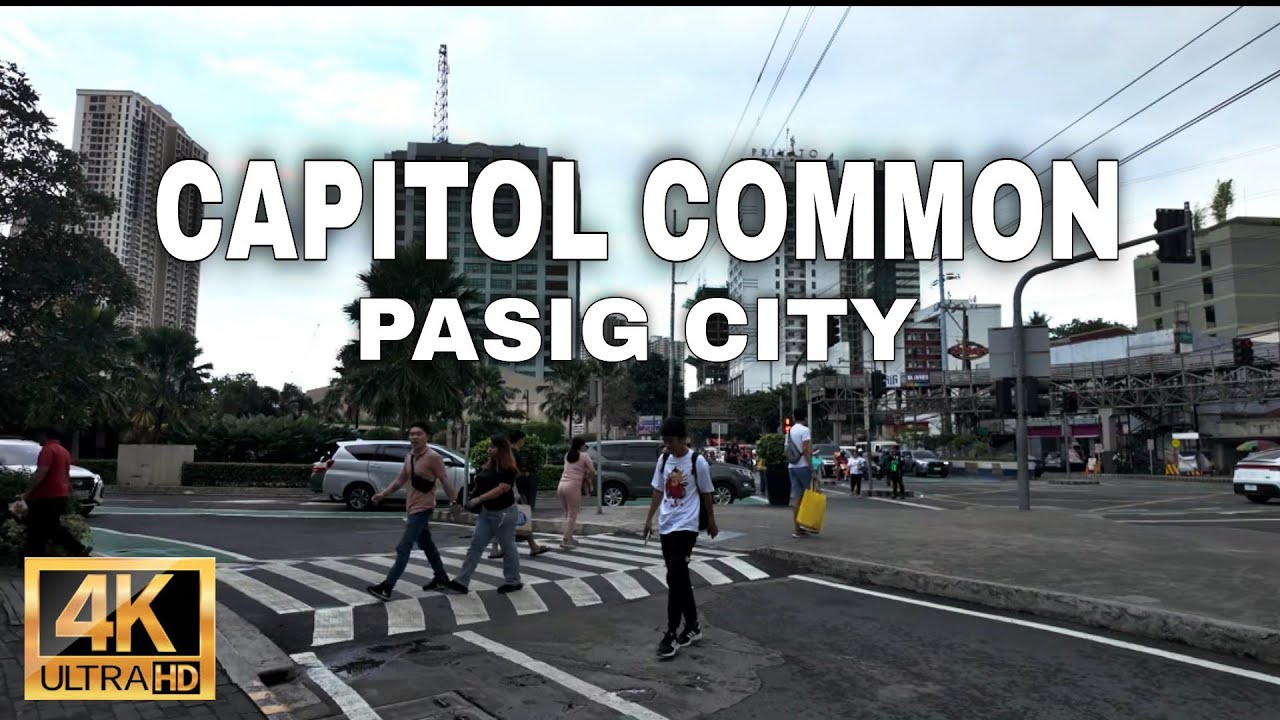 Estancia Capitol Common, Pasig Street and Mall Walkthrough (4K UHD)