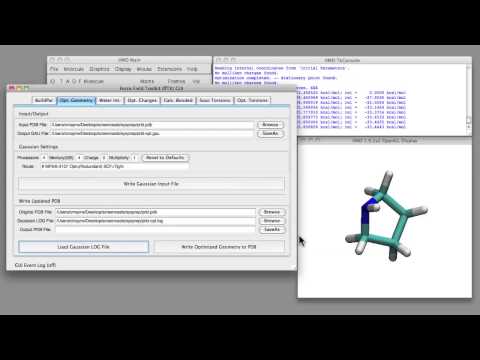 FFTK Screencast 3: System Preparation III: Geometry Optimization at the QM Level of Theory