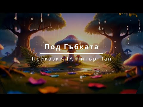 Приказки за Деца: Как Се Събраха Всички Под Гъбката? 🌧️🍄 Под Гъбката
