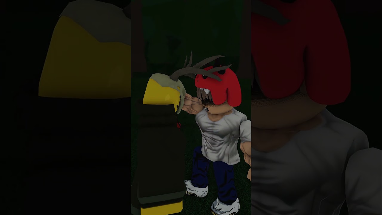 Dino Kid's older Brother meets Cultist in 99 nights in the Forest