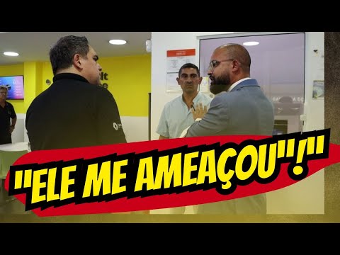 CONFUSÃO, BATE-BOCA E DENÚNCIA DE AMEAÇA MARCAM REPORTAGEM EM LOJA DE VEÍCULOS.